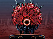 Mother Brain (Metroid) is an organic supercomputer in the shape of a giant brain.