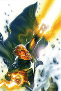 The Quantum Bands (Marvel Comics) in action.