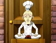 Yajima (Fairy Tail) is skilled in using magic for cooking even running a famous restaurant in Fiore.