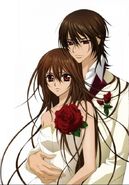 Kaname and Yuki Kuran (Vampire Knights) are both pureblood vampires.