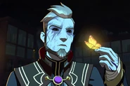 As a master of Dark Magic, Viren (The Dragon Prince) can harvest the life energy of magical creatures to cast spells.
