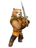 Wandering Blade (Kung Fu Panda: The Dragon Knight), an anthropomorphic bear.