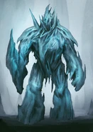 Wechunge (Native American Folklore) are cannibal-monsters of ice, created by becoming "too strong" and breaking cultural taboos.