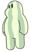 Baby Melon (Steven Universe) is a sentient watermelon accidentally created by Steven's gem-powers.