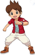 Nathan Adams Having The Yo-Kai Watch Can Summon Yo-Kai.