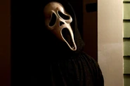 Scream4 4.jpg (28 KB) Ghostface (Scream series) can survive several fatal wounds despite being human alongside wearing bulletproof protection underneath the costume.