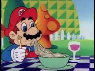 Mario (Super Mario series) possesses an enormous appetite, especially when it comes to pasta...