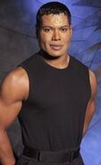 Teal'c (Stargate), like all Jaffas, houses a Goa'uld larva inside an abdominal pouch that enhances his strength, speed, and longevity.