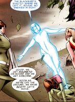 Trance (Marvel Comics) projecting astral form.