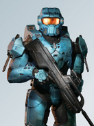 Fred-104 (Halo) wearing MJOLNIR Powered Assault Armor [GEN3].