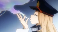 Camie Utsushimi (My Hero Academia) can create visual and auditory illusions with her Quirk, Glamour.