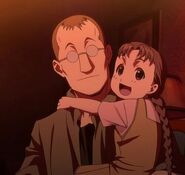 Shou Tucker (Fullmetal Alchemist), A Mad Alchemist who combined his own daughter and Dog into a Chimera.