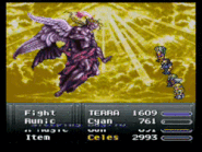 Kefka's (Final Fantasy VI) ultimate attack Goner unleashes a massive blast of chaotic energy to destroy his opponents.