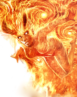 The Angelus (Top Cow) inhabits a female host who can, with its influence, control holy fire and light to very high degrees.