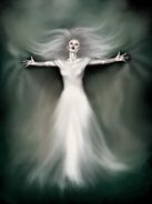 It is believed that the Banshee (Irish Mythology) was so incomprehensibly ugly, that those who see it die of fright.