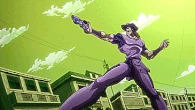 Hol Horse's (JoJo's Bizarre Adventure Part III: Stardust Crusaders) Stand, Emperor can control its bullets' trajectory.