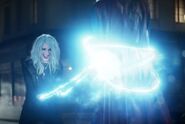 Livewire (Supergirl) generates whips of electricity.