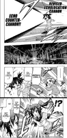 Medaka Kurokami (Medaka Box) unleashing her Echo Counter-Cannon, a sonic scream that counters all other sounds in the vicinity.