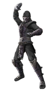 Bi-Han/Noob Saibot (Mortal Kombat), a Netherrealm Wraith.