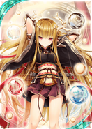 Huang Long's (Valkyrie Crusade) divine presence is so overwhelming that causes others to faint.