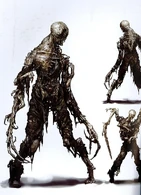 Certain Necromorphs (Dead Space) can supplant their dead tissues into still living organisms to commandeer their flesh & blood.