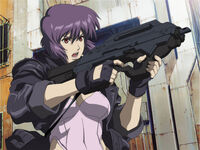 Cyborgs such as Motoko Kusanagi (Ghost in the Shell) are able to voluntarily shut their pain receptors off.
