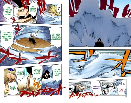 Tenjirō Kirinji (Bleach) - Hot Springs Water Manipulation