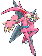 Whenever Ayame ( Power Stone series) collects three Power Stones, she is able to access a Power Change to transform into the Cherry Blossom Dancer, able to move with alarming speed and agility, and fire off and onslaught of shuriken.