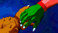 Piccolo's Hand Shake