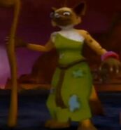 Teena (Spyro), an anthropomorphic hyena.