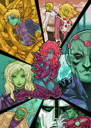 All the members of The Brainiac Family (DC Comics) possess a superior intellect, each member possessing an intelligence that suppresses the 10th-level intelligence standard of the Planet Colu...