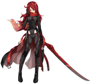 Elesis DK.png (3.13 MB) Elesis (Elsword) uses Blood Conversion and Evil Energy Techniques to combine her blood with dark energy to deal massive damage; as the Dark Knight…