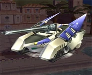 Fox, Wolf and Falco's (Super Smash Bros. Brawl) Final Smash, Landmaster.