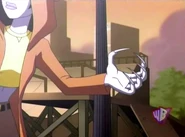 Nails (Static Shock) using her ability.