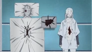 Shin Uchiha (Boruto: Naruto Next Generations) has advanced surgical skills which he combined with his Mangekyo Sharingan to transplant his clone's organs into himself.