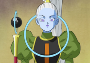 Vados (Dragon Ball Super) can use her "Warp" technique to fly through space at superluminal speeds, and travel between universes while carrying celestial sized objects with her.