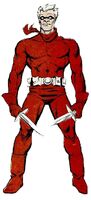 Crimson Commando's (Marvel Comics) mutation allowed him to remain in peak physical condition.