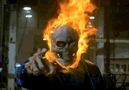 Ghost Rider (Marvel Comics).gif (1.47 MB) Johnny Blaze/Ghost Rider (Ghost Rider) can use his Penance Stare to make his target face their inner evil and suffer all the pain that they've inflicted upon the innocent in their lifetime.