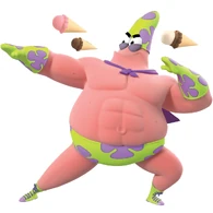 Mr. Superawesomeness.jpg (98 KB) Patrick Star/Mr. Superawesomeness (The SpongeBob Movie: Sponge Out of Water) has the ability to control ice cream.