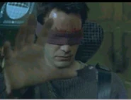 Neo's (The Matrix) eyes were damaged during a fight with Agent Smith, but...