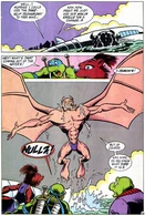 ...eventually manifesting such traits as winged flight.