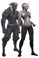 Qunari (Dragon Age).webp (92 KB) Although rarely born without horns, Qunari (Dragon Age) tend to have one to three pairs of horns.