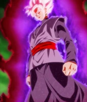 Super Saiyan Rosé Black.jpg (1.26 MB) Goku Black (Dragon Ball Super) generating an aura of Divine Ki in his Super Saiyan Rosé form.