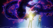 Takumi Nishijou (Chaos;Head) can create an antimatter snake with his Di-Sword