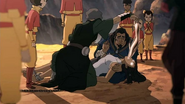 Korra (The Legend of Korra) has surived gettign brutally beaten, having her soul ravaged and even poisoned with mercury which left her paraplegic for some time.