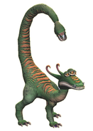 Willosaurs (Spore E3 2005) use trinocular vision to navigate their environment.