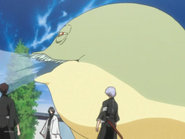 Yachiru/Retsu Unohana (Bleach) can have Minazuki transform into a giant manta ray that possesses powerful medicine inside its stomach, which heals anyone it swallows and then regurgitates…