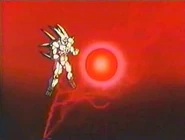 Omega Shenron (Dragon Ball GT) creates the Negative Karma Ball, a ball of malefic energy powerful enough to destroy the Earth.