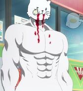 Dozaemon (Gintama) is the result of a piece of Gintoki Sakata's soul merging with a cat's corpse.