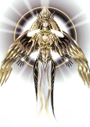 The Creator God of Light, Horakhty (Yu-Gi-Oh!) is the ultimate form of the Egyptian God Cards.